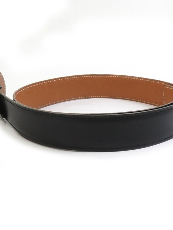 HERMES Tuareg Belt Black/Brown Leather/Metal - main image 6